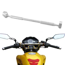 Хром Мотоцикл Алюминий 7/8 дюймов руль велосипеда, перекрестный стержень ручной рычаг головка баланс стержень для укрепления рулевого колеса арматуры