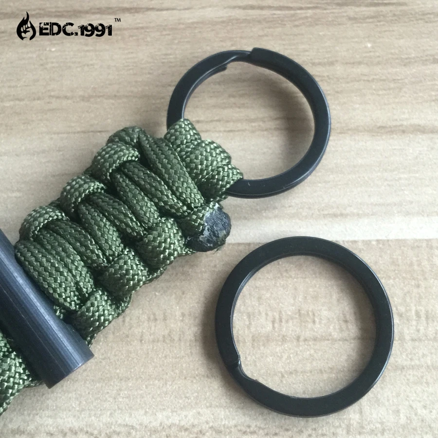  10pcs stainless steel Key Chain Key Ring Split Ring Size L 28mm outdoor travel goods EDC TOOLS