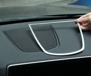 

Chrome ABS Center Dashboard Speaker Frame Trim For BMW F15 X5 2014 2015 2016