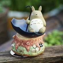 Хаяо Миядзаки Тоторо вращающийся сидя зонтик Music Box