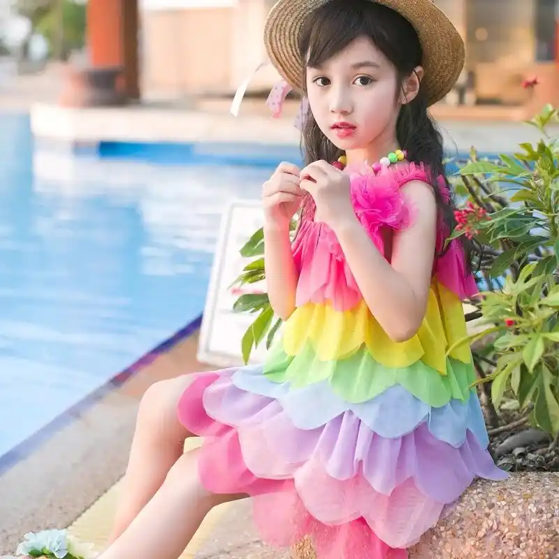 Children S Summer Dress Barn Vacation Beach Little Girl Apparel