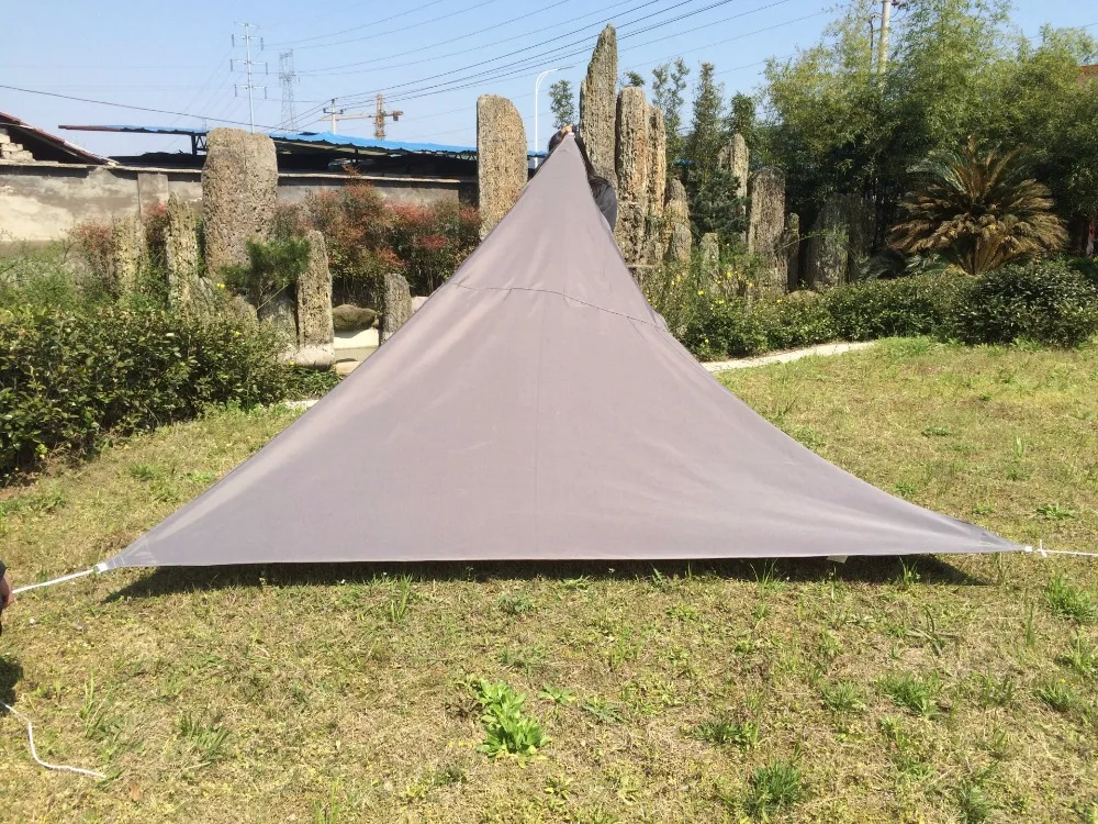 3 M refugio solar impermeable toldo triángulo tienda dosel jardín playa Picnic sombra Tarp viaje toldo Gazebo 3 M refugio solar impermeable toldo triángulo tienda dosel jardín playa Picnic sombra Tarp viaje toldo Gazebo