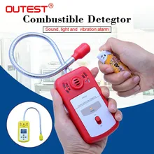 Анализатор газа детектор сжиженного газа портативный детектор утечки газа определение местоположения тестер Finder Тестер со звуком-светильник сигнализация