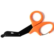 1 шт. тактические спасательные ножницы травма марлевые изогнутые лезвия медсестры ножницы для оказания первой помощи ножницы открытый медицинский бандаж фельдшер лагерь