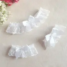 3 шт./компл. сексуальное кружевное платье с цветочным рисунком нога подвязки руку браслет свадебные Косплэй ботфорты с бантом Чулки браслеты для ног для Для женщин