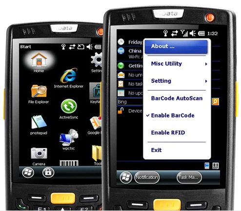 Сканер пленка для Windows Mobile 6 5 Портативный прочный PDA беспроводной терминал данных