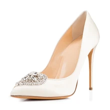 2018 Fashion Delicate Sweet Crystal Bowknot High Heel Shoes Pointed Toe Women Pumps Sexy Pumps Shoes Free Shipping TL-A0077 2018 fashion delicate sweet bowknot high heel shoes side hollow pointed stiletto heels shoes women pumps