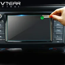 Vtear для Toyota RAV4- внутренний gps навигационный экран стальной материал Защитная пленка для ЖК-экрана Защитная пленка аксессуары