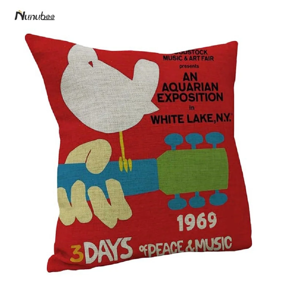 Nunubee الصينية وسادة مزيج و مباراة الكتان المخدة مكتب المنزل أريكة وسادة حالة السيارة غطاء وسادة