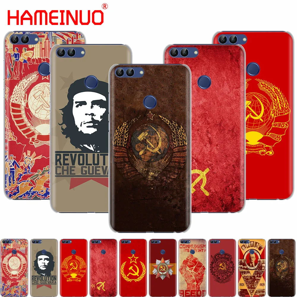 Чехол для сотового телефона с флагом Советского Союза гранжа huawei Honor 7C Y5 Y625 Y635 Y6 Y7