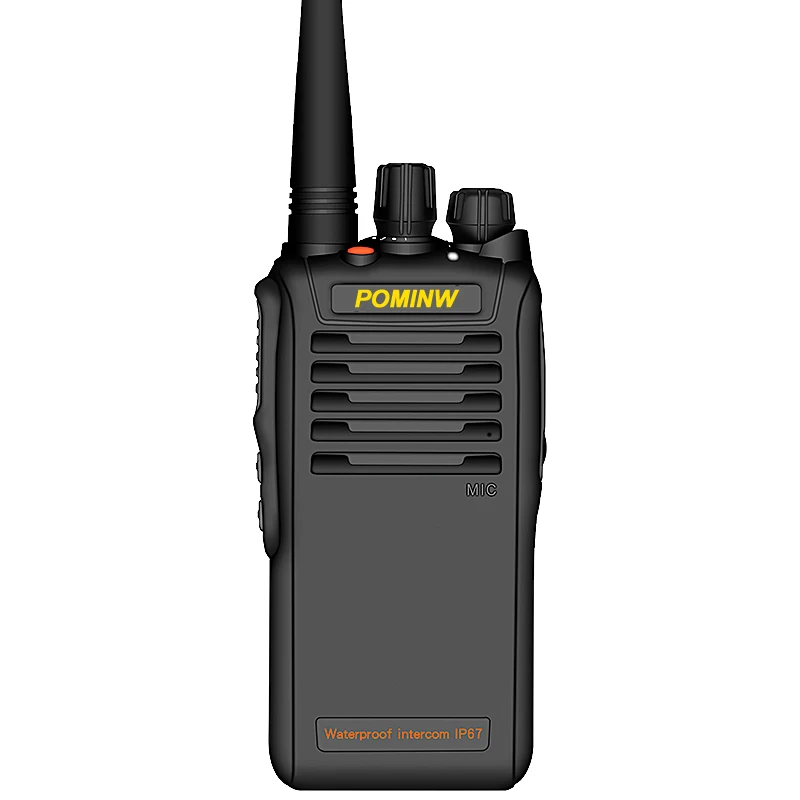 

Portable Waterproof Walkie Talkie 5W UHF IP67 Two Way Ham Radio VOX and Alarm Function 2PCS