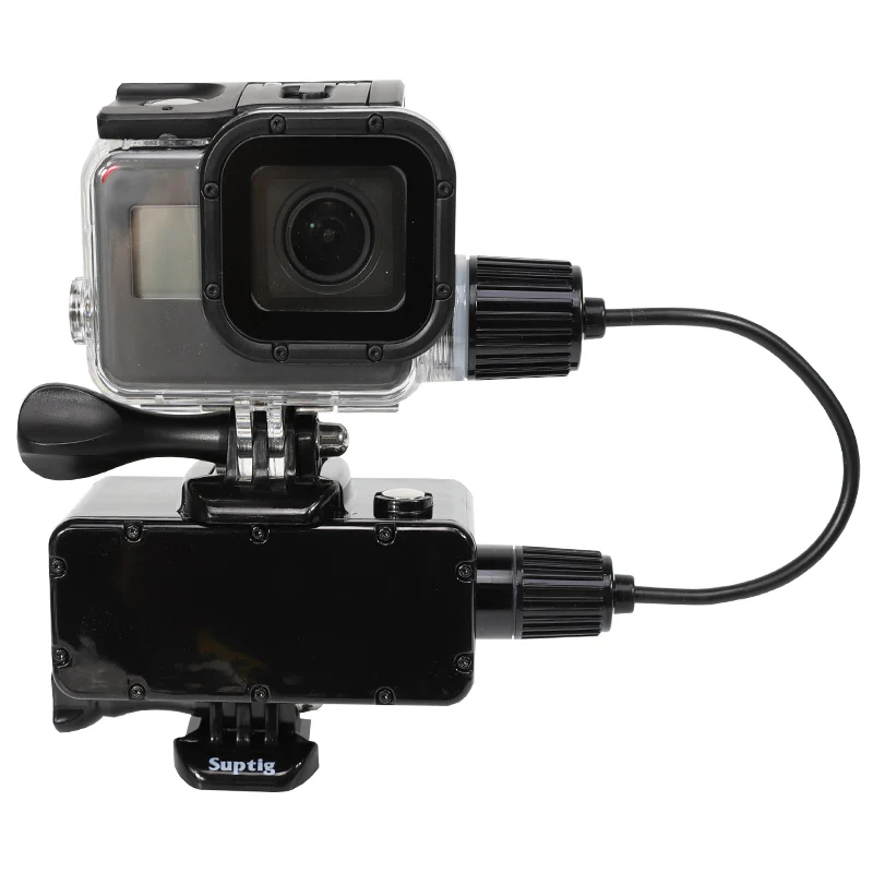 Внешний аккумулятор 5200 мАч портативное зарядное устройство Внешний водонепроницаемый аккумулятор для GoPro SJCAM eken Xiaoyi Yi DJI Osmo экшн Спортивная камера