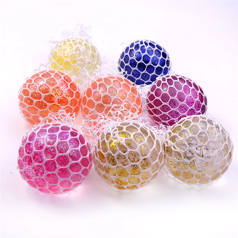 

Funny Geek Gadget Vent Toy squishy mesh ball Cute Anti Stress Face Reliever Grape Ball Autism Mood Squeeze Relief Healthy Toy