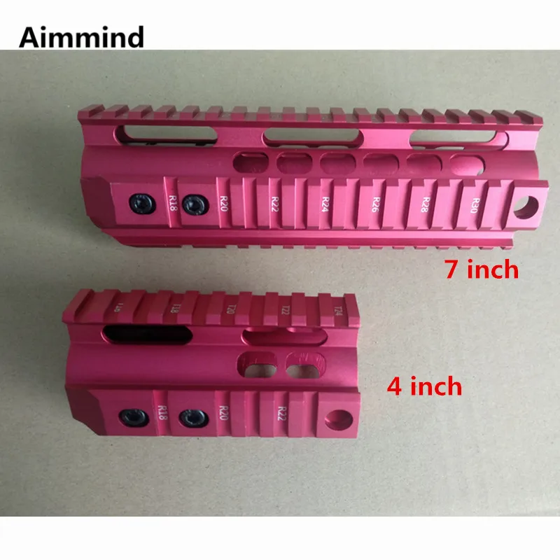 

Hunting Accessories Black Tan Red 4" 7" inch Handguard Picatinny Rail Tactical Handguard Rail System AR-15 AR15 M16 M4 Handguard