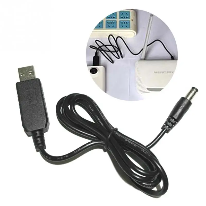 

USB DC 5V to DC 12V Male Connector Plug Step-Up Module Converter Cable String