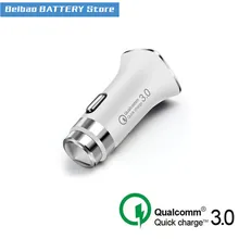 Мобильный телефон зарядное устройство 9 в 12 В Быстрая зарядка автомобиля зарядка металлический молоток безопасности QC 3,0 Автомобильное зарядное устройство