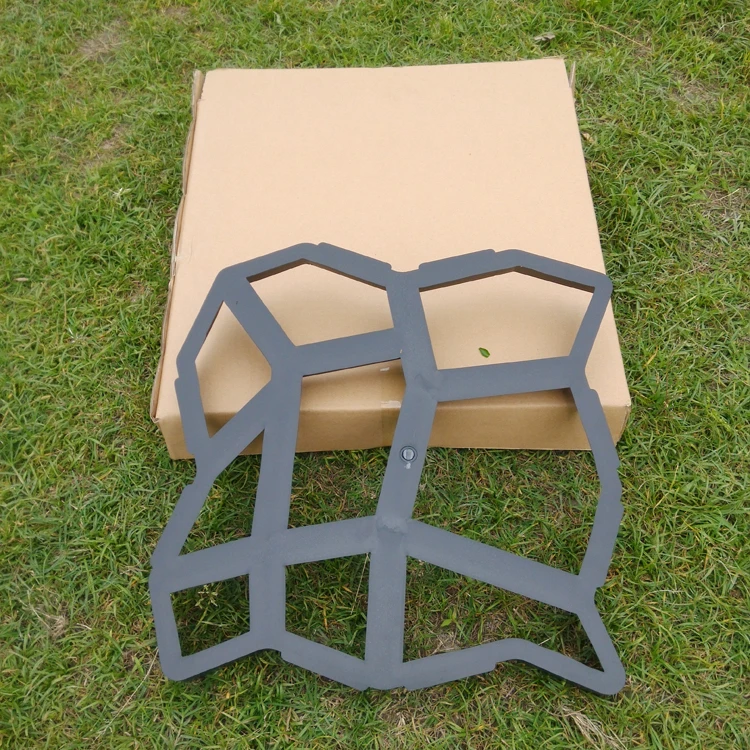 Pathmate Stone Mold. Concrete Stepping Stone Mold, Pavement Random