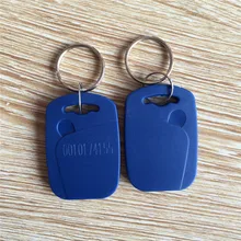 125 кГц rfid em4100 синий брелок 50 шт./лот