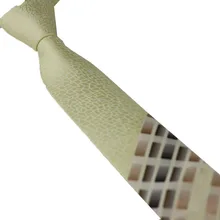 LAMMULIN Новинка мужские галстуки желтый с коричневыми геометрическими серыми клетками тканый галстук, жаккардовый узкий галстук свадебный корбата 6 см