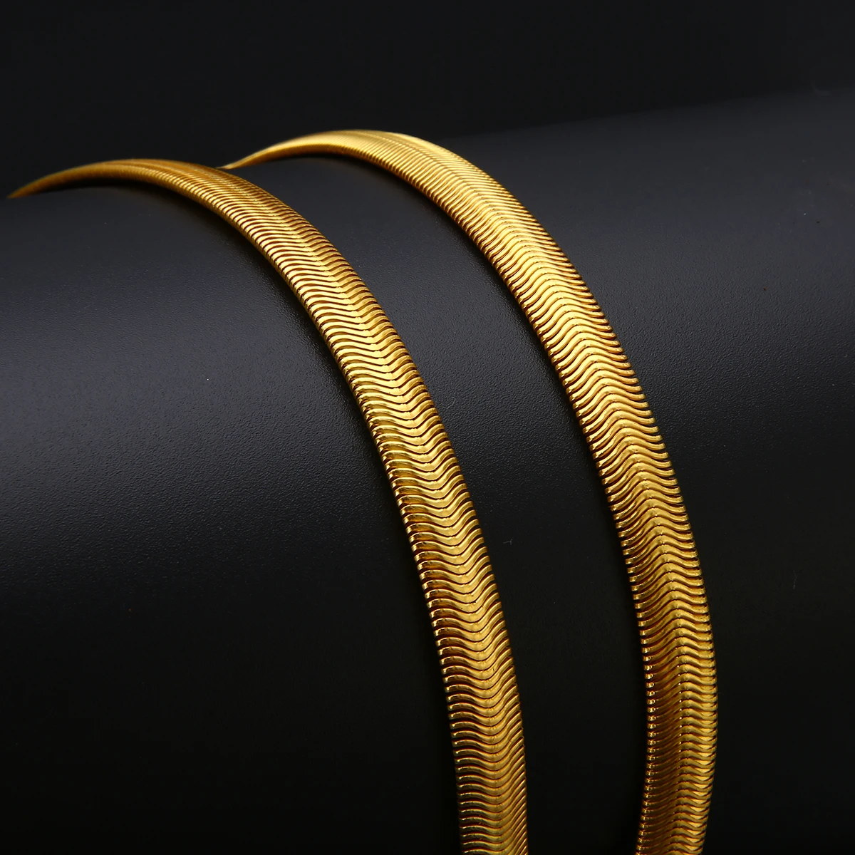 Unisex Snake Chian Necklace Fashion Hip Hop Gold Color Filled DIY  Necklaces Chains For Men Jewelry Accessories