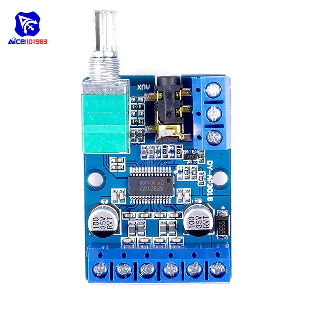 ハイパワーデジタルアンプボード,DY-AP3015 DC,8-24V,30W * 2