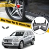 Set Molded Mud Flap Flaps For Benz GL Class X164 GL450 GL350 2007-2012 Mudflaps Splash Guards 2011 2010 2009 2008 Accessories ► Photo 1/6