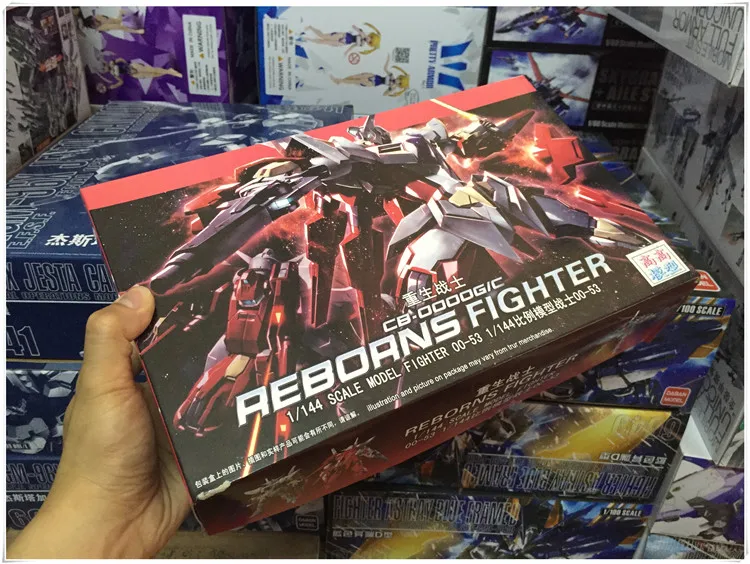 

New Gundam Model HG 1:144 Scale Mobile Fighter Reborns CB-OOOOG/C Mobile Suit Kids Toys Included in Base