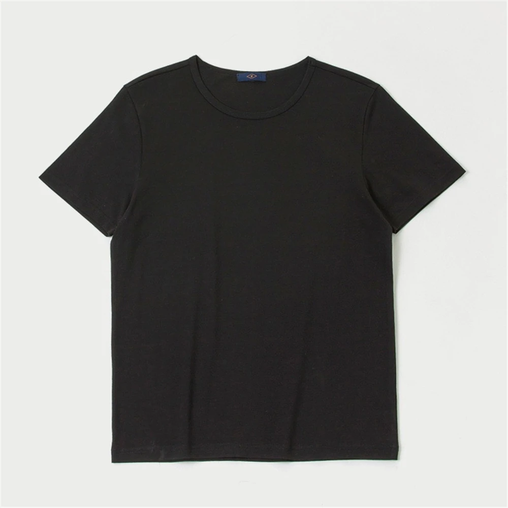 Men's Summer Cotton Solid Color Round Neck Short Sleeve T-Shirt Harajuku Style Japanese Home Set Half Sleeve Loose Toping Shirt Men's Summer Cotton Solid Color Round Neck Short Sleeve T-Shirt Harajuku Style Japanese Home Set Half Sleeve Loose Toping Shirt