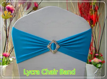 

1/2---With JiuJiang Buckle Spandex/Lycra/Expand Chair Bands/Chair cover sash For Wedding Party Banquet Decorations