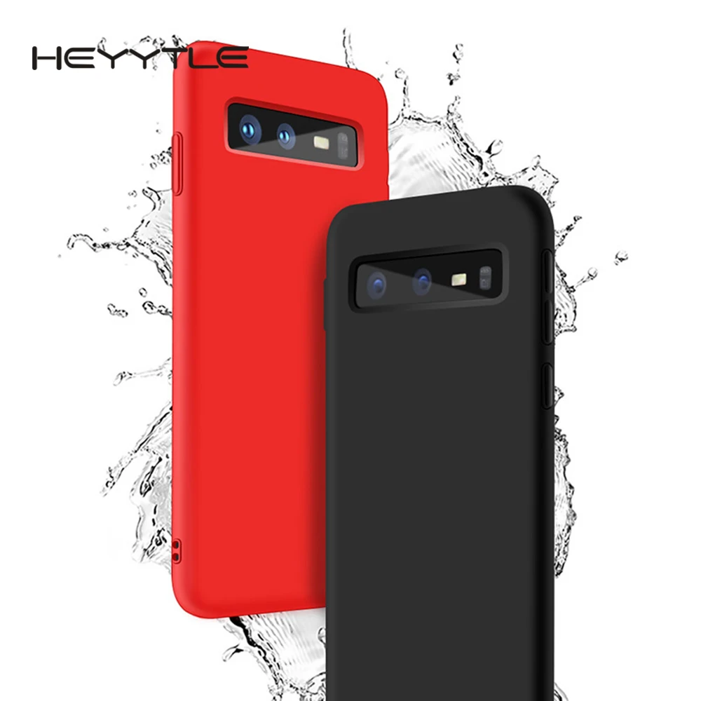 Newest Silicone Full Cover Phone Case For Samsung Galaxy S9 S8 S10 Plus S10e Note 8 9 A7 A6 J7 Shockproof Soft Cases Coque |