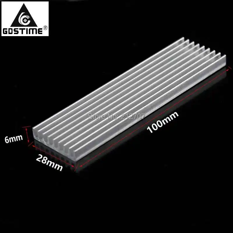 100x28x6mm  heatsink