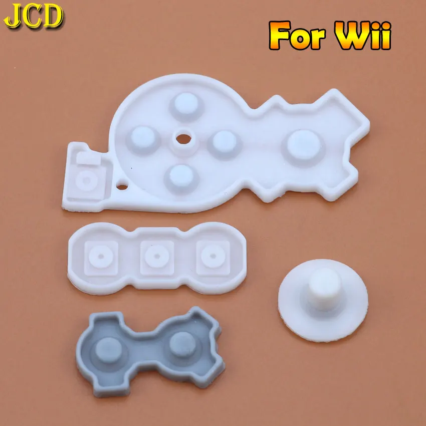 JCD 1 Набор для Nintendo wii/WiiU, панель/wii PRO для SNES SFC/NES PC консоли Проводящие резиновые силиконовые кнопки-подкладки