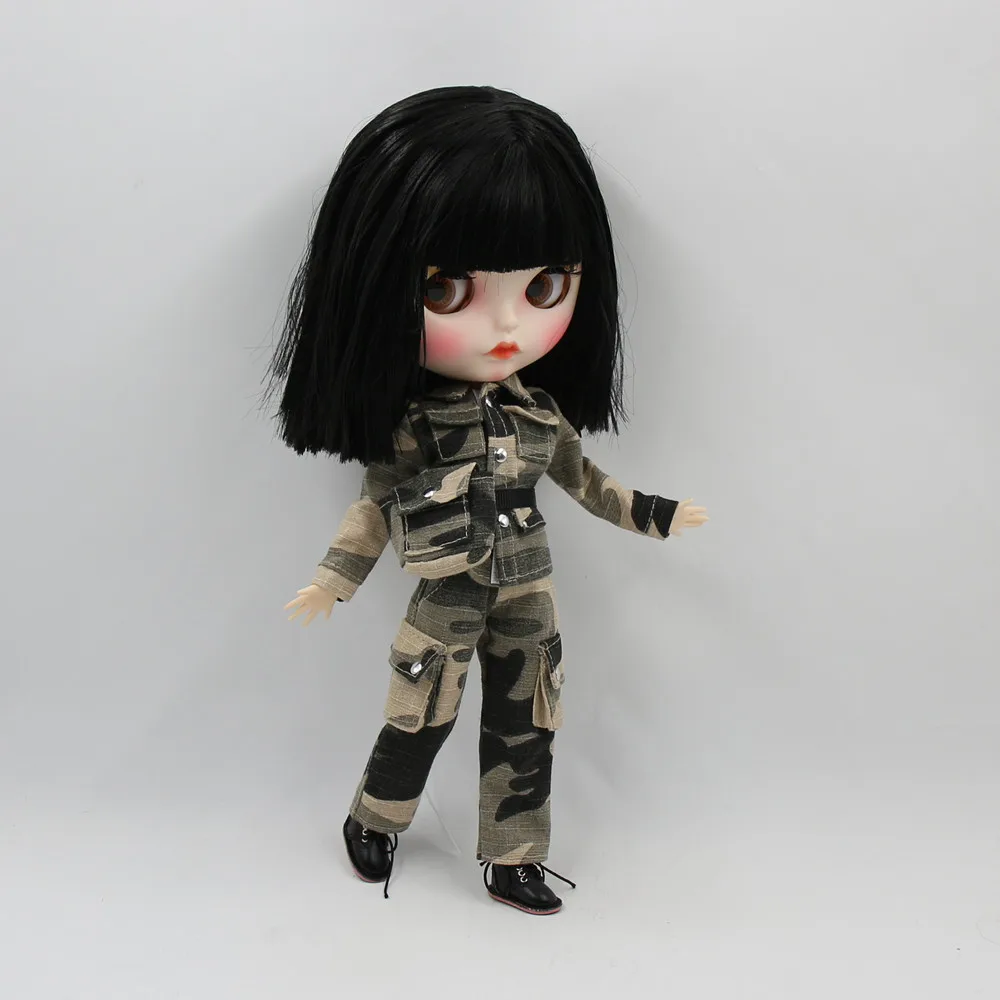 Одежда для куклы Blythe камуфляжная одежда брюки рубашка подходит Azone 1/6 30 см| |