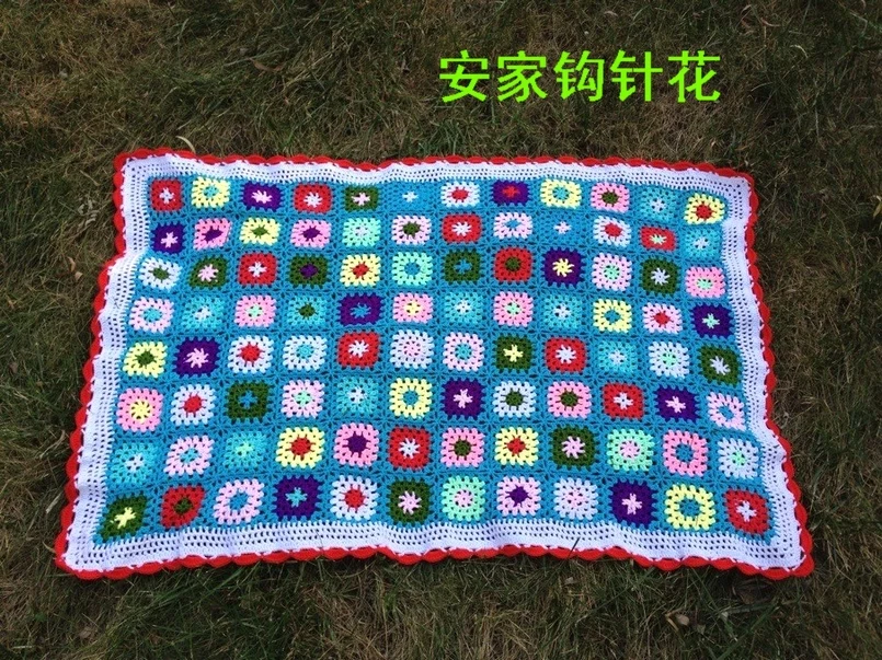 Новое поступление ZAKKA Мода хлопок вязаный одеяло для детей диван плед с красочными цветами офис одеяло подушки