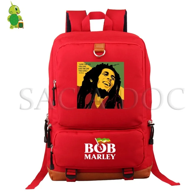 Bob Marley Legend повседневные Рюкзаки школьная сумка для подростков Молодежные вместительные рюкзаки для ноутбука женские мужские повседневные дорожные сумки - Цвет: 3