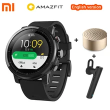 English Model Xiaomi Amazfit Stratos 2 Huami Amazfit Tempo 2 Good Watch GPS 5ATM Waterproof Smartwatch For Xiaomi iOS Android