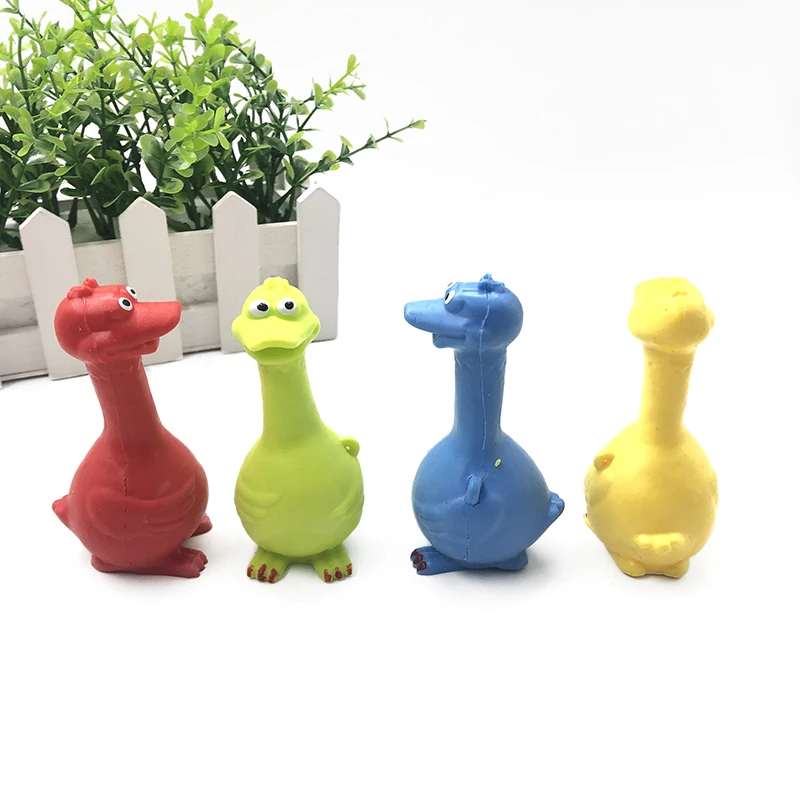 

4Pcs Funny Squishy Duck Chinken Shape Squeeze Egg Decompression Children's Toys Stress Release