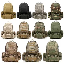 11 цветов большой 50л Molle штурмовой тактический военный рюкзак походная сумка спортивные уличные сумки Прямая поставка