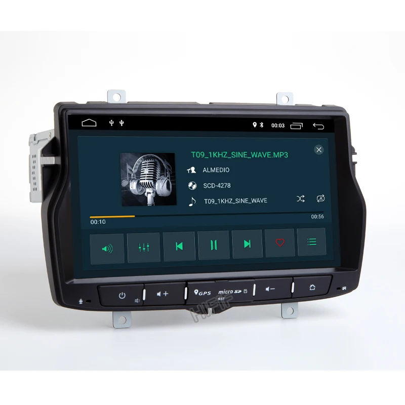 Автомагнитола для Lada Vesta 8 дюймов IPS DSP Android 10 Восьмиядерный ОЗУ 4 Гб + 64 ГБ dvd плеер gps
