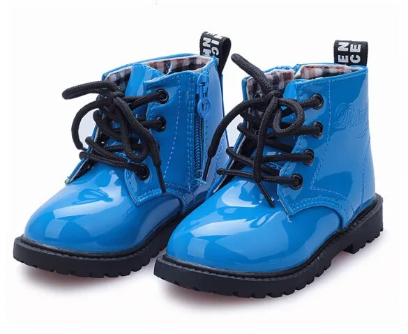 2019 новая зимняя детская обувь из искусственной кожи непромокаемые ботинки martin детские зимние сапоги брендовые для мальчиков и девочек