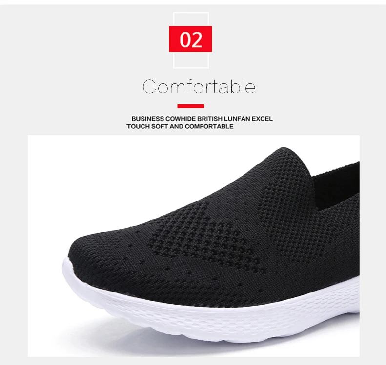 2019 Spring women flat sneakers shoes women Breathable Mesh flat shoes ballet flats female slip on flats loafers shoes (4)