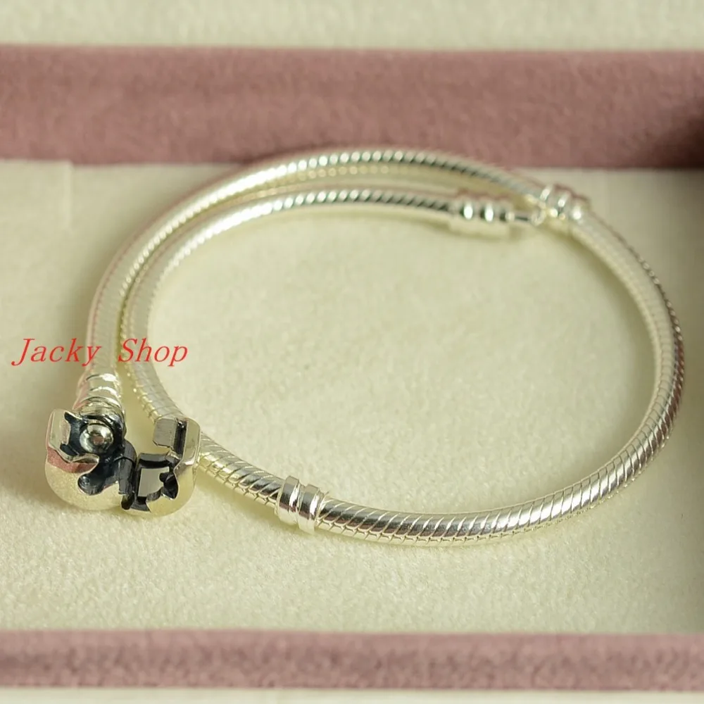 Authentic Sterling Silver Snake Bracelet/fit charm bracelet/100 silver