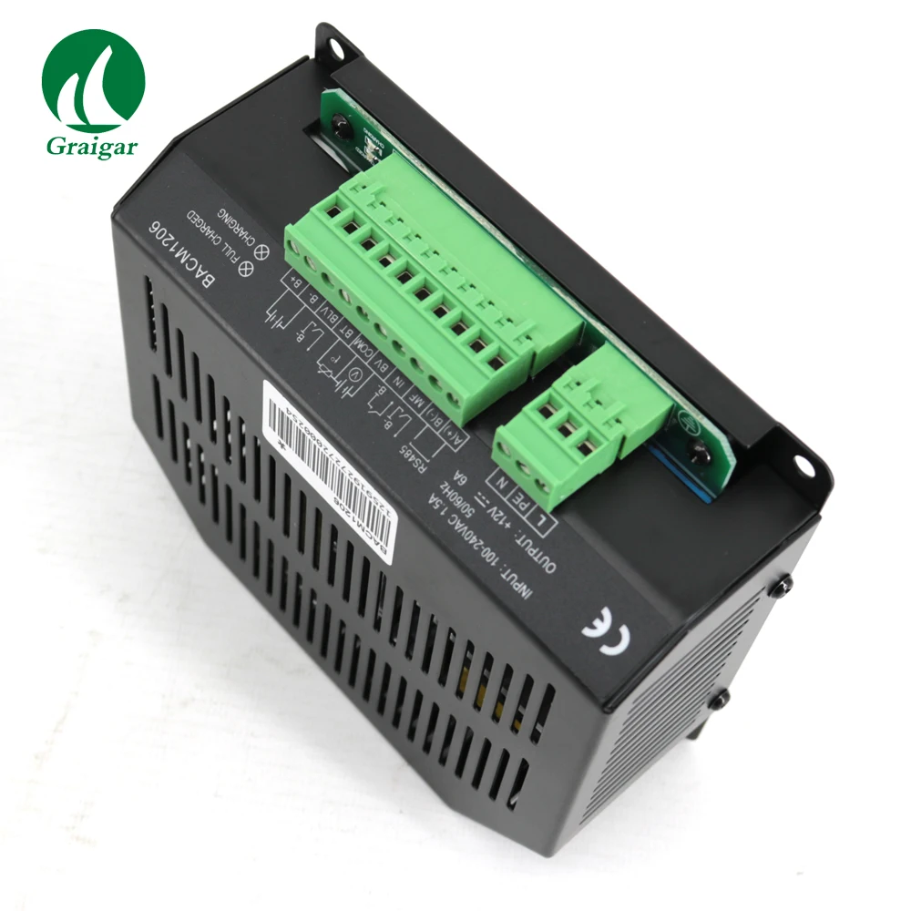 New SmartGen BACM1206 Auto Battery Charger 12V