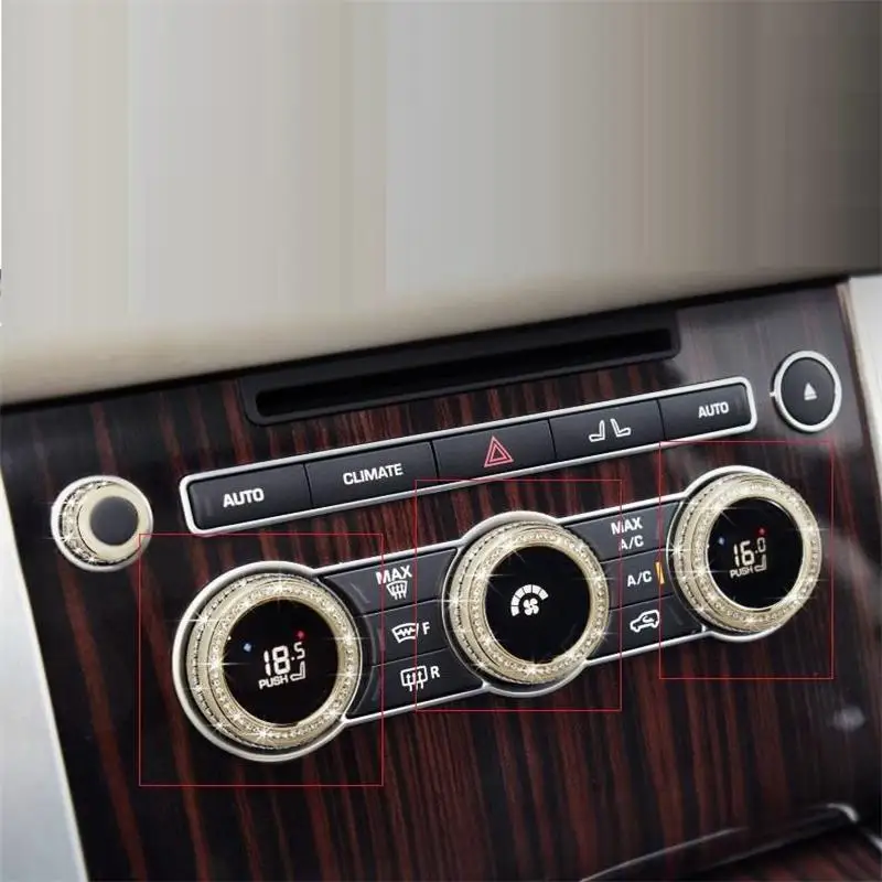 

Modified Decorative Ignition Air Conditioner Audio Speaker Interior Car Styling Modification 14 15 16 17 18 19 FOR Range Rover