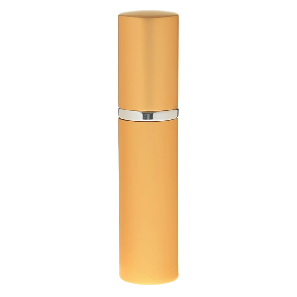 1 шт. мини 5 мл Портативный Алюминиевый Перезаряжаемый флакон для духов с пустыми косметическими контейнерами с распылителем аксессуары для путешествий - Цвет: gold