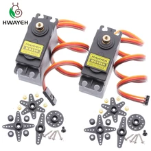 13 кг 15 кг сервоприводы цифровой MG995 MG996 MG996R Servo c металлическими Шестерни для Futaba JR автомобиль RC модель вертолета лодка для Arduino UNO "сделай сам"