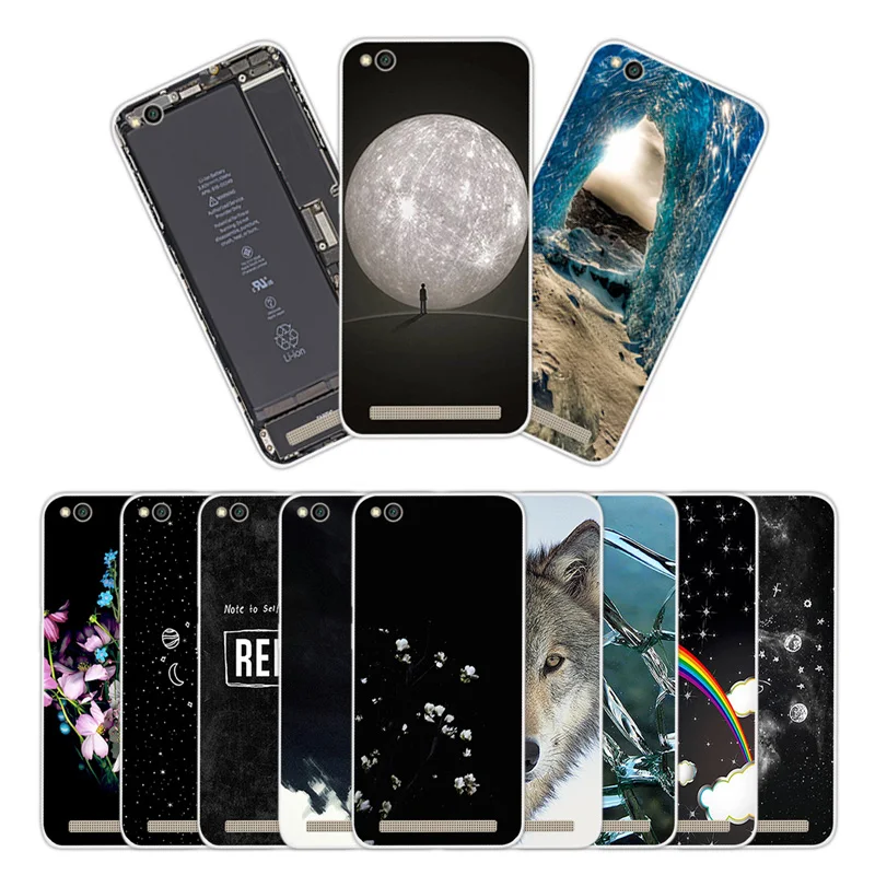 5 0 дюймов для Xiaomi Redmi ультратонких силиконовые Радуга Чехлы телефона мягкий чехол