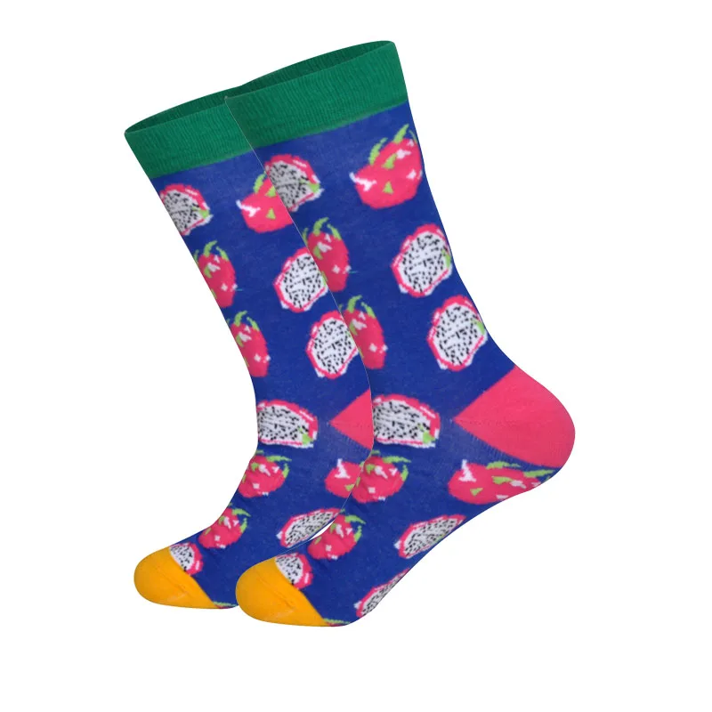 Spring New Arrived Crew Socks Men Art BritishStyle Street Fashion Hip Hop Hot Individuality Designer Happy Sock Gift for Wedding