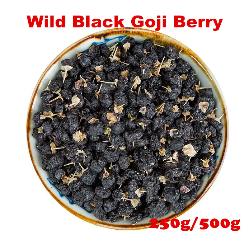 

Organic Natural Wild Black Goji Berry Dried Lycii Wolfberry Lycium Ruthenicum