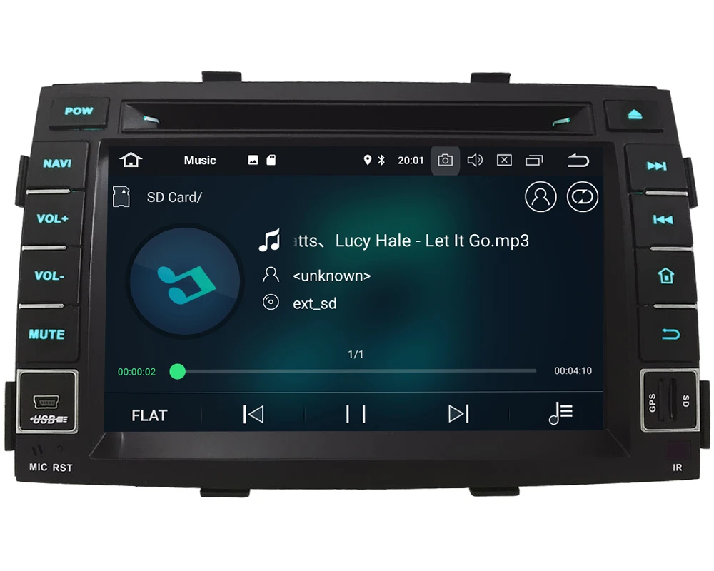 Best KLYDE 4G Octa Core Android 8.0 7.1 4GB RAM+32GB Car DVD Multimedia Player Stereo Radio GPS Navigation For Kia Sorento 2009-2012 3